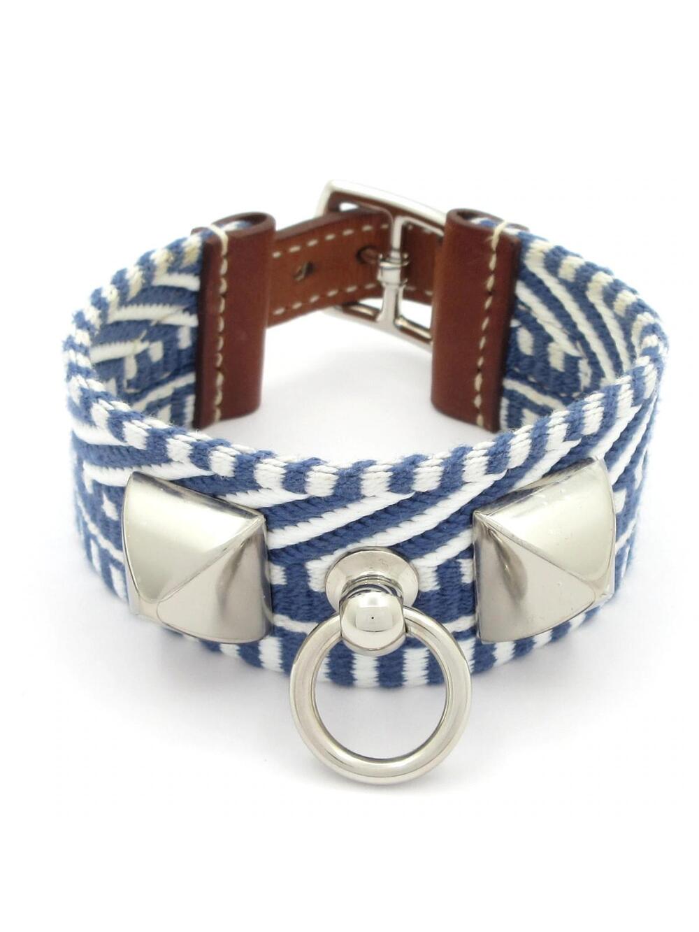 Hermes Rivalkaval Blue White Brown #357430H11B